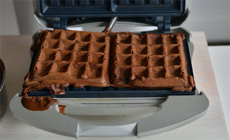 gaufres au chocolat