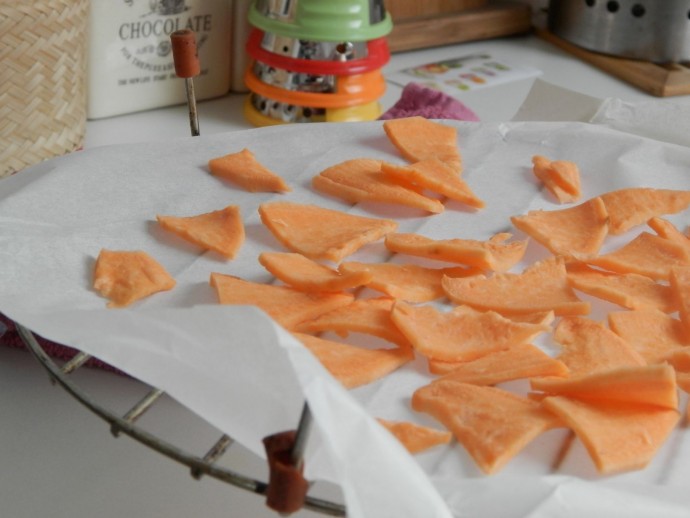 Réaliser des chips maison à la patate douce